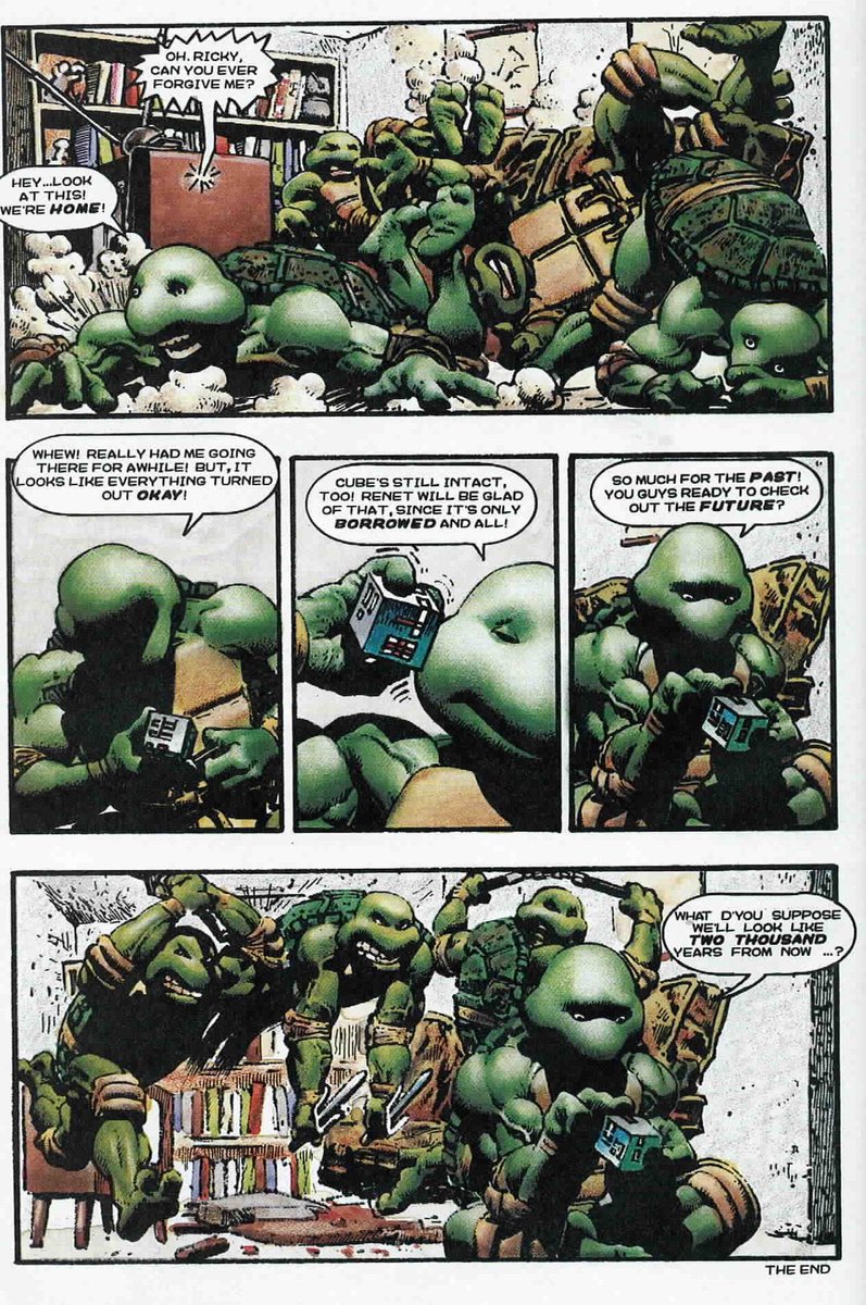 ..and his TMNT time travel story? 