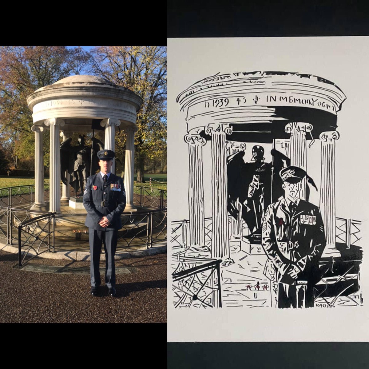 ‘Salute to the Fallen’

Shocked to receive this amazing Commissioned Art from <a href="/iz2110/">Iz21</a> 

As the first Serving Ambassador to RBL in its 100 year History (2021). 

🙏🏻<a href="/CathHenshaw/">Catherine Henshaw</a> for arranging this &amp; <a href="/PoppyLegion/">Royal British Legion</a> 

<a href="/RAF_Shawbury/">RAF Shawbury</a> <a href="/WestMidsPoppy/">Royal British Legion West Mids</a> <a href="/RAF_Regiment/">RAF Regiment</a> <a href="/RoyalAirForce/">Royal Air Force</a>