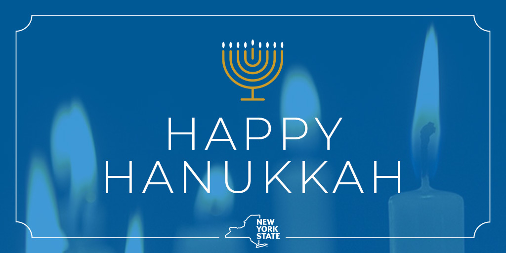 NYGovCuomo's tweet photo. Tonight as the first candle is lit, we wish all who celebrate a Happy Hanukkah filled with joy and light. https://t.co/GXptNCpjTc