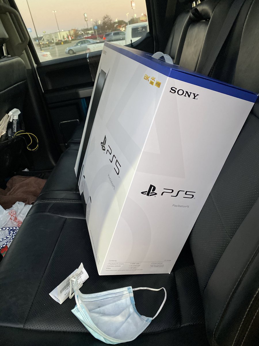 bcstoner's tweet photo. @TheSiteSupply @YtNextGenGaming @GYXdeals @DealVibes @spieltimes @ShowtimePro4 @PS5StockUpdates @Why_Ever_Sleep @ChitoGaminYT @realpabgames  Thanks to all of y’all.  I finally secured the bag.  15 hour wait at Walmart and all the weight has been lifted off my shoulders. https://t.co/8kpFU9fyuQ