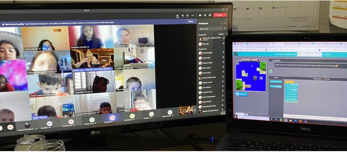 SAguirre_RES's tweet image. Buffalo Scholars in Ms. Lopez&apos;s class continue with #HourOfCode2020 Exposing our kids to computer science is important!👩🏻‍💻#TeamSISD #21stCenturyBuffs @codeorg