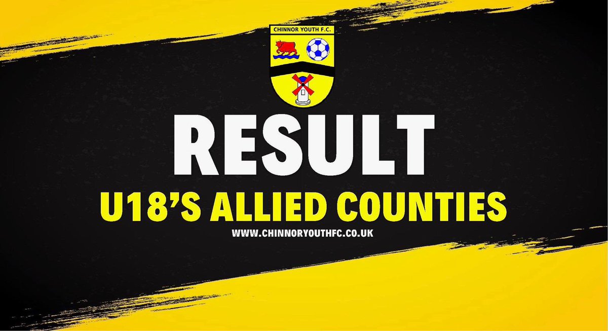 FT at Holmer green and <a href="/AlliedChinnor/">chinnor.allied.u18s</a> have come away with the 1-0 win. The goal coming from Freddie.