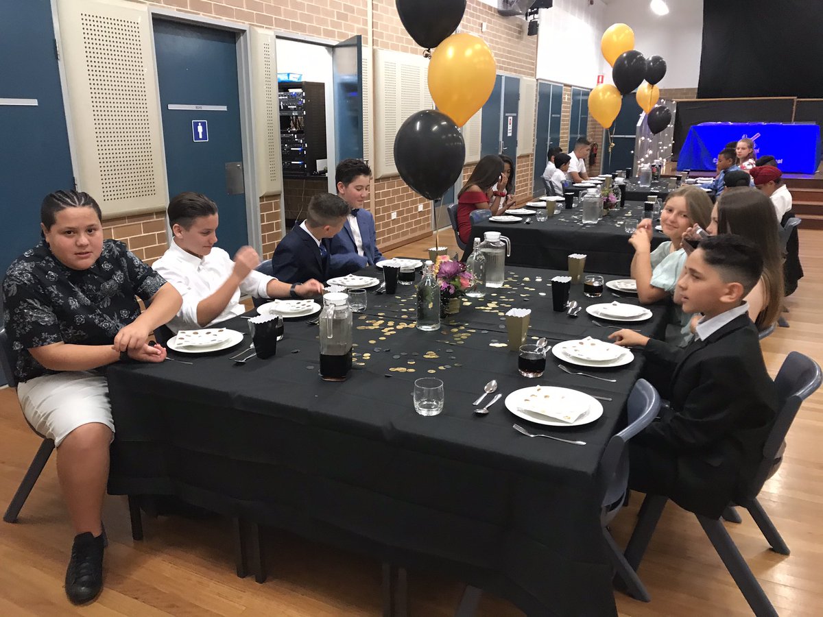 Students from Year 6 had a great time celebrating their last year at primary school at their Year 6 Farewell 🙂🙂 <a href="/CFlamos/">Catherine Flamos</a> <a href="/CampbelltownPS/">Campbelltown Public</a>