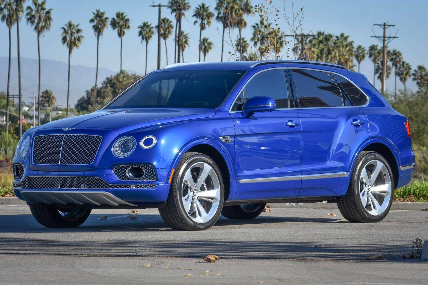 Doug DeMuro on Twitter: &quot;Now on @CarsAndBids: Absolutely beautiful spec  2017 Bentley Bentayga W12 -- look at this blue! Only 6,700 miles and over  $40K in options. My dream daily driver. Check