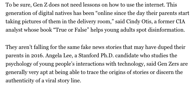 This myth is pervasive. A couple examples from news stories this year. 