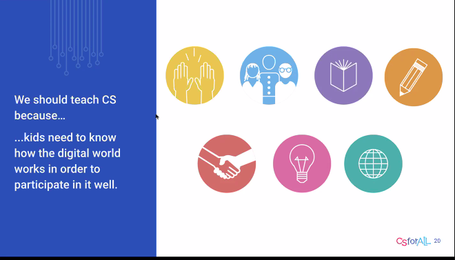 _marilynramirez's tweet image. The teacher is always a student #computerscience4all