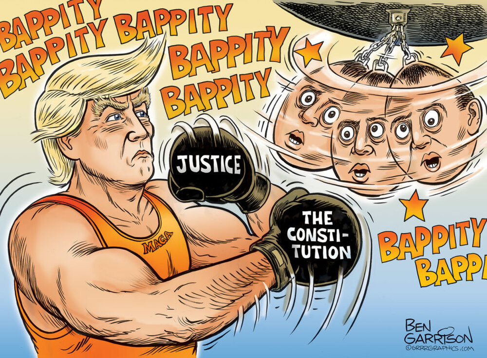 The pro-Trump world is a cult. It is a bubble. It is the safest of all safe spaces, detached from reality. They see Trump as Ben Garrison sees him.No "liberal bubble" is as insular as the Trump bubble. They've completely cut themselves off from the fact-based world.