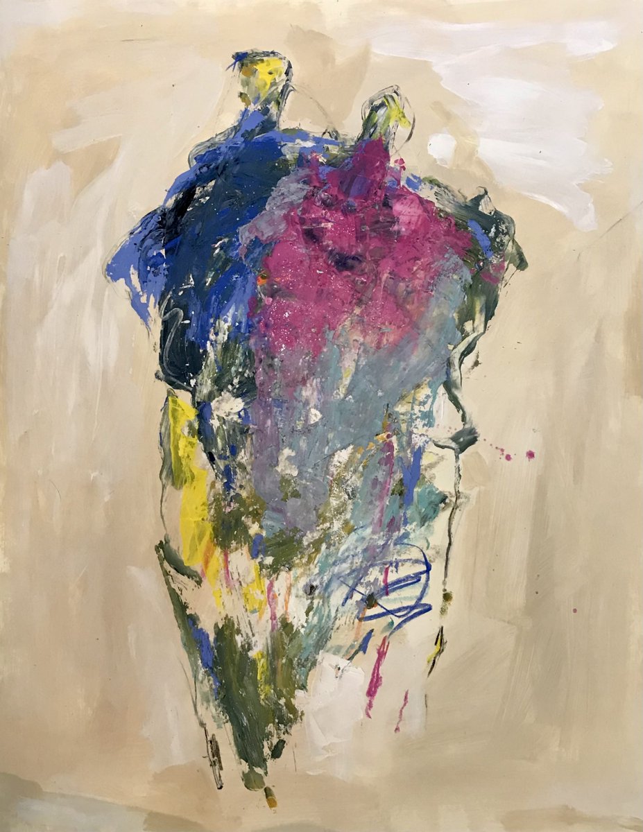 he said he loves squeezing paint from tubes