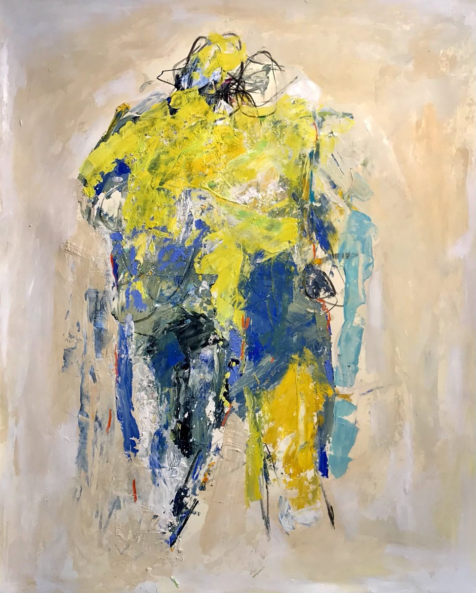 he said he loves squeezing paint from tubes