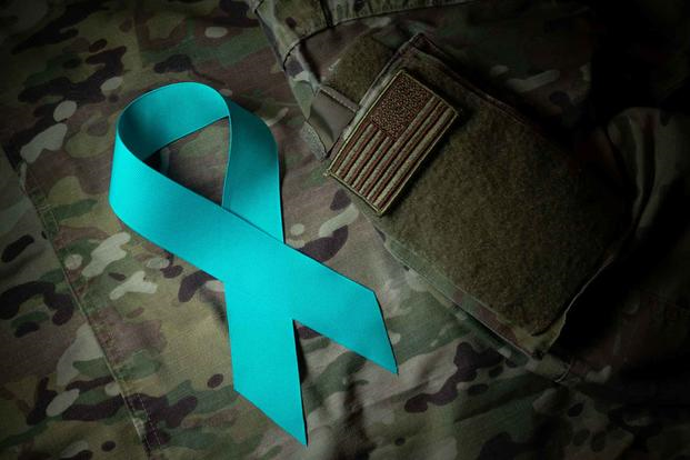 The teal ribbon is a national symbol of support for victims of sexual assault.