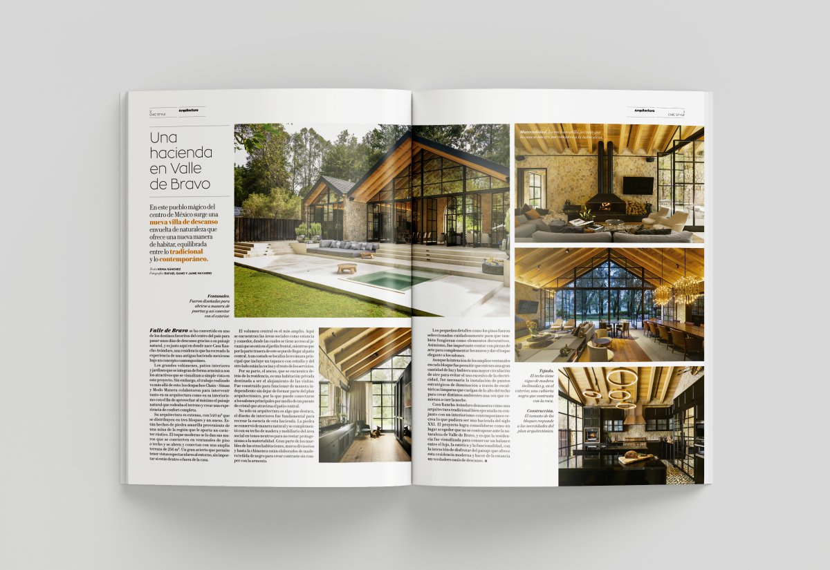 chainsiman's tweet image. Agradecemos a @chicmagazinemx la publicación de Casa Rancho Avándaro, una villa de descanso envuelta por la naturaleza. 

Los invitamos a leer la nota digital
👇🏼
bit.ly/33bQ6my