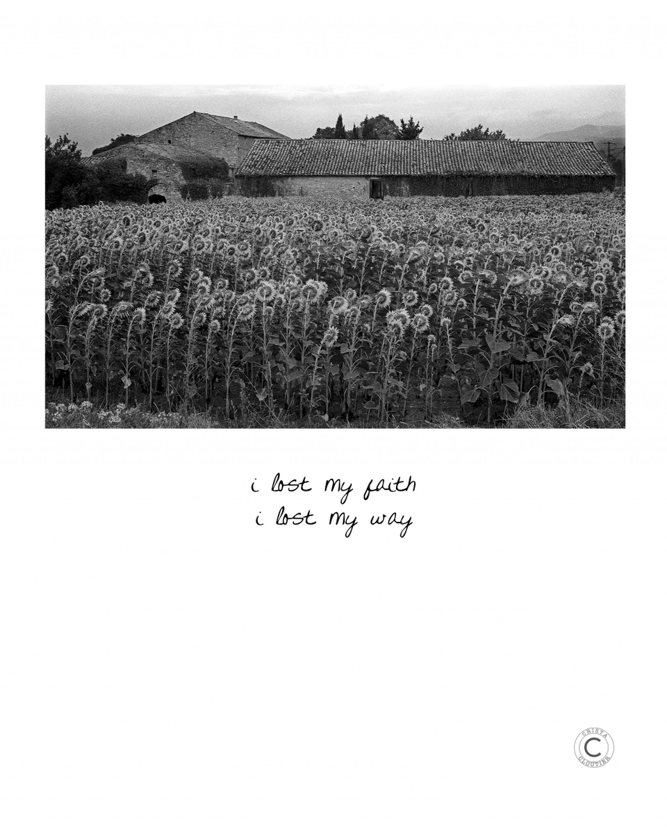 I took a profound leap of faith and left a successful career in the art business to become a visual-storyteller in the South of France. The collection I’m showing here is titled “and she lived happily ever after”. I think it’s a story that you might recognize.