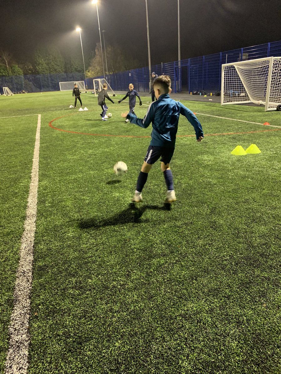 Out in the cold and rain, nothing stops this group putting everything into a training session, great work #keepmovingforward