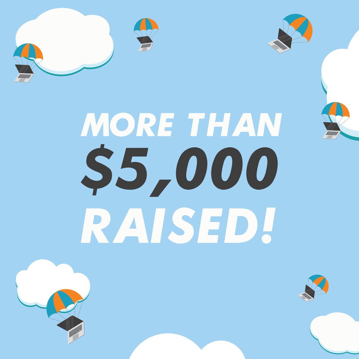 We have raised over $5,000! No donation goes unseen or unappreciated. Thank you from the bottom of our hearts! ♥️