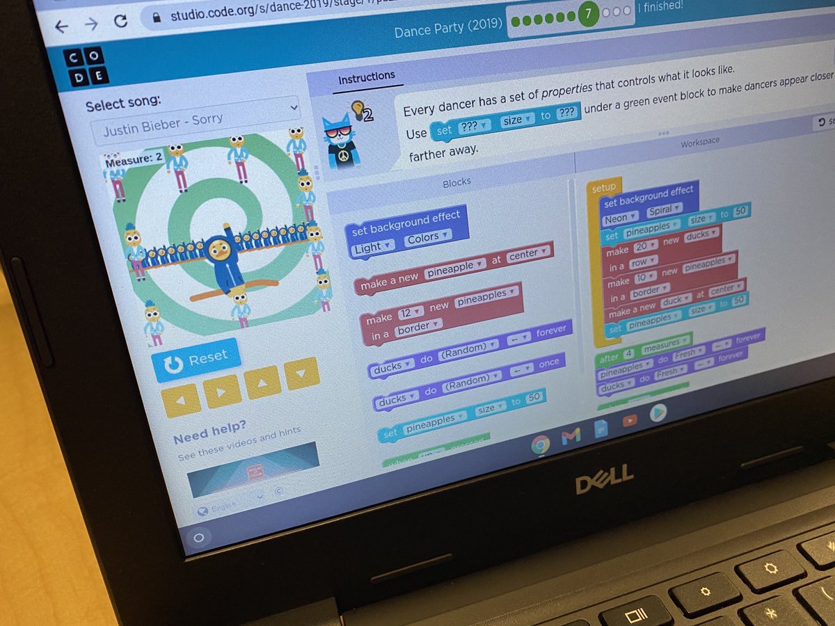 ColleenDueck's tweet image. We were a busy crew today! Took part in #HourOfCode2020 and created our own BAM and snow maze to #FinishStrong. #spslearn #engagedstudents ⁦@SchoolLakeridge⁩ 🌲 ❄️ 💻