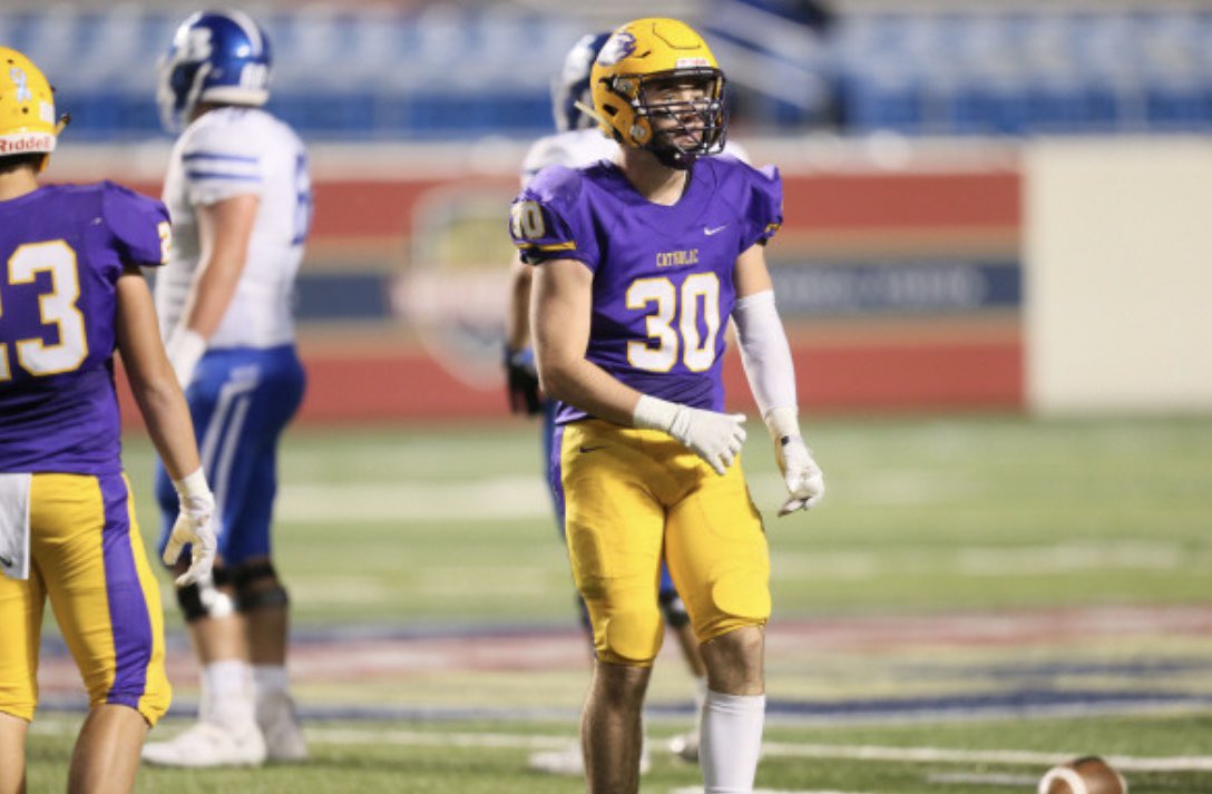 Blessed to be named 7A All Conference (2019) and 7A All State this year. It’s been a hell of a ride! <a href="/CatholicFB/">Rocket Football</a>