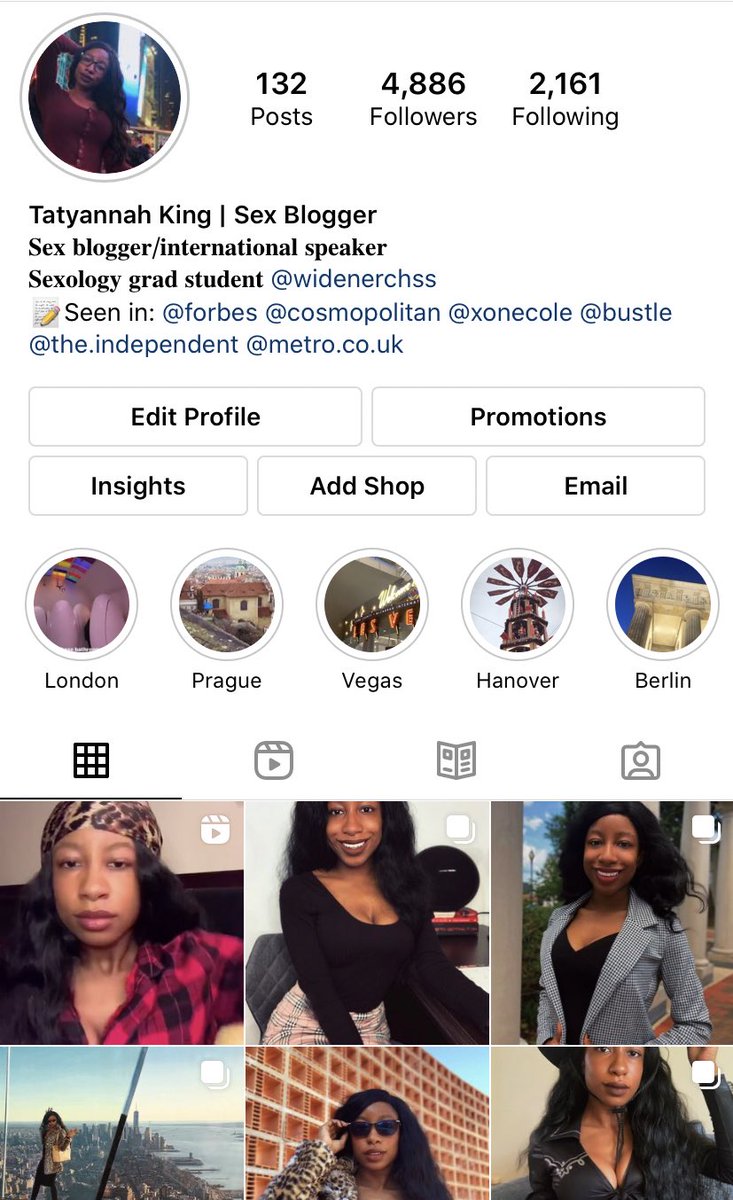 And let me plug the actual link to my insta to make things more accessible:  https://www.instagram.com/taty_k_king/?hl=en But yeah, if you’re interested in all things sex and dating, feel free to follow and connect  #influencerroom
