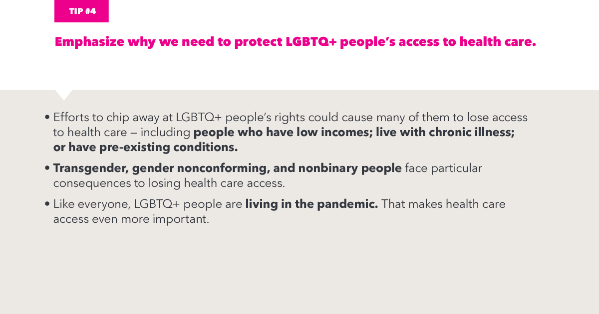 LGBTQ+ rights = human rights.