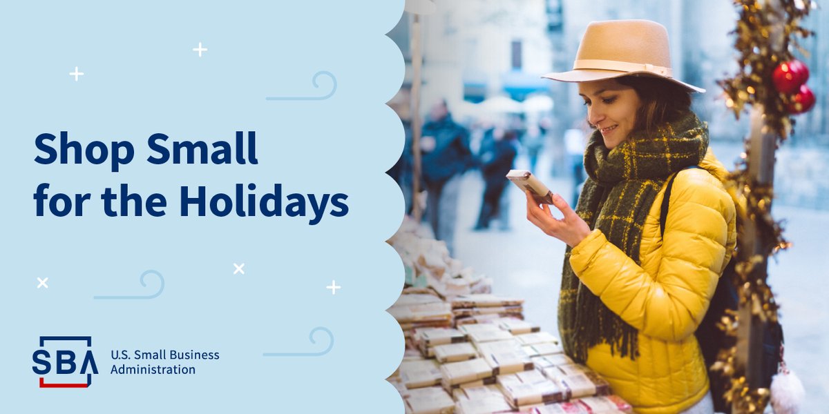 ✨#SupportSmallBiz in your community!✨

#ShopSmall 🛍️ and #DineSmall 🥡during the holiday season. 

RT 🔁 to spread the word! 

#ShopLocal 🎁