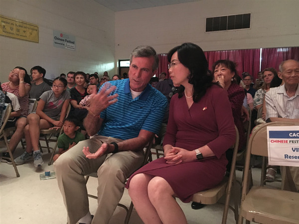 June 21-22, 2019Minister Xu Xueyuan & Counselor Li Min met with Delaware Governor John Carney, Lt Governor Bethany Hall-Long, & Senator Chris Coons at the 2019 Chinese Festival. http://www.china-embassy.org/eng/sgxw/sghds/t1677946.htm