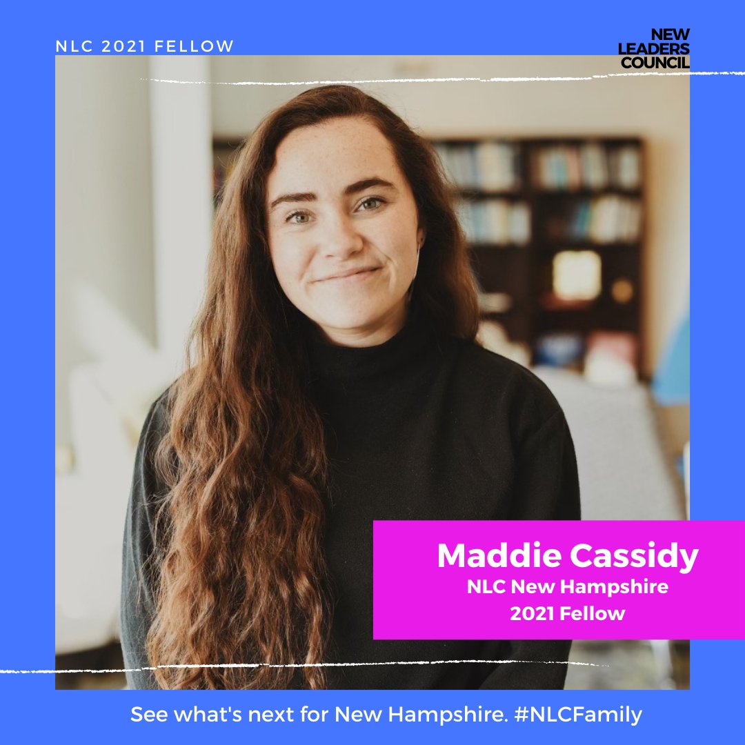 NLC_NH's tweet photo. Congratulations and welcome NLC New Hampshire 2021 Fellow Maddie Cassidy! Check out our FB/IG for the full feature!
#NLCFamily #NewHampshire #progressive #nhrocks https://t.co/S3vmydSkuB