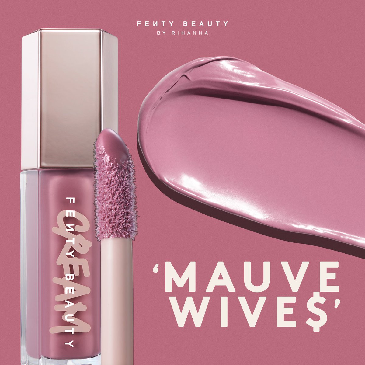 fentybeauty's tweet photo. If you needed a sign to get #GLOSSBOMBCREAM, this is it. 👅 (1/2) https://t.co/kE2SXy45M1