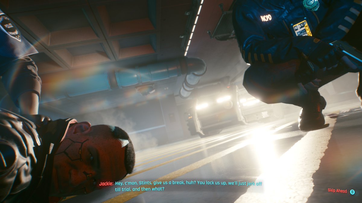 kjozsa's tweet photo. making new friends in Night City.. #Cyberpunk2077 #GoogleStadia https://t.co/pEsVEMVJSR