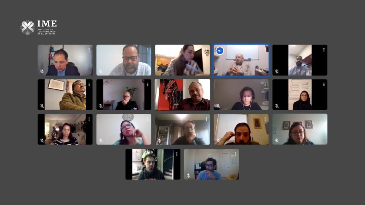 IME_SRE's tweet photo. Agradecemos a los integrantes de los Capítulos de la #RedGlobalMX en 🇺🇸 por su participación en este encuentro virtual para compartir experiencias y construir la estrategia 2021 que nos permitirá estrechar lazos de colaboración entre los Capítulos, Nodos y el Gobierno de México. https://t.co/BcOV8Vhmzc