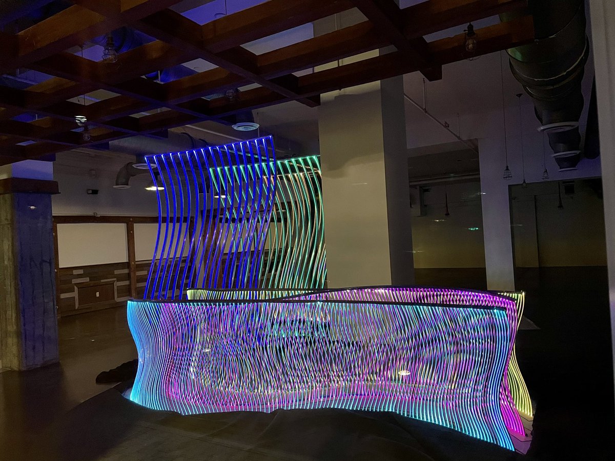 #11 “Evolution Field” art installation for the  @DowntownRaleigh collab with VAE “Illuminate Art Walk”3/18