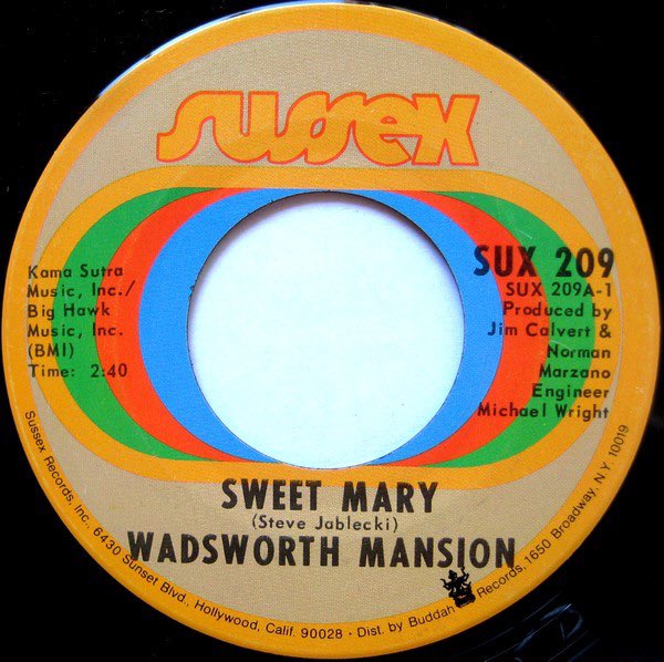4) Mickey Newbury - Remember The Good ‘71; 5) Wadsworth Mansion - Sweet Mary ‘70; 6) The Outsiders -Time Won’t Let Me ‘66; 7) Jerry Butler - For Your Precious Love ‘58