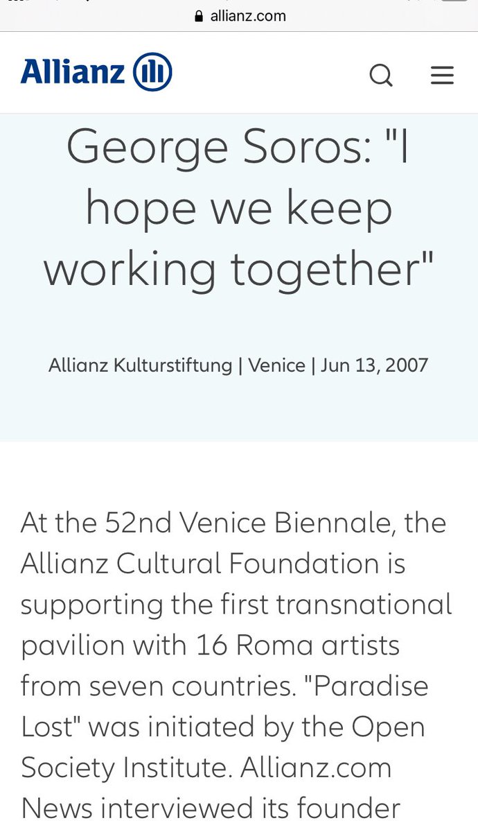 8) He’s been lauded by numerous western publications, appointed as a UNICEF International Goodwill Ambassador, is no stranger to the UN, played at Davos, and partnered with....Allianz?