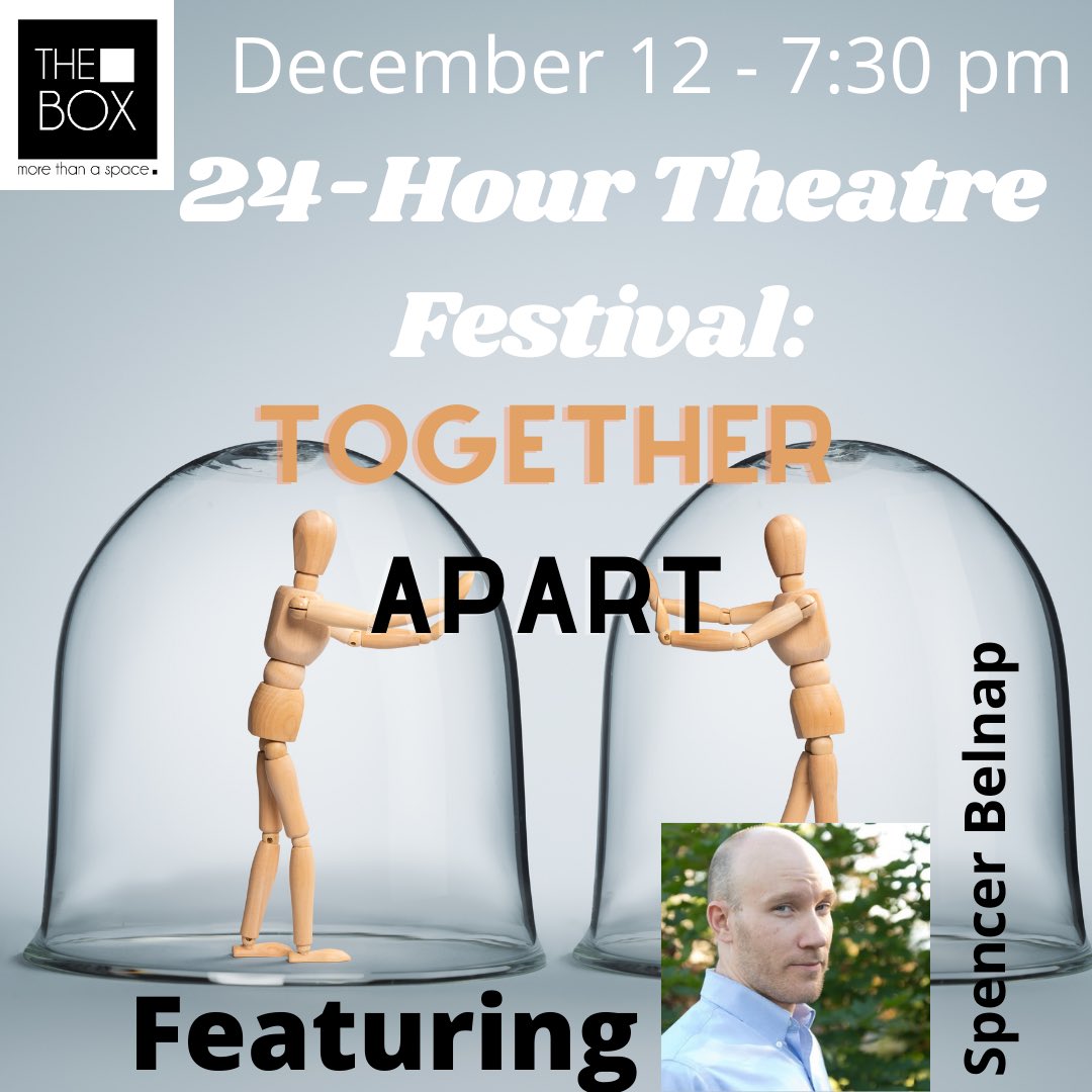BoxWtc's tweet image. Join us for a theatre extravaganza, virtual style!  Six writers and six directors will create six world premiere shows in just 24 hours!  See what they can do.  Tickets available at theboxgateway.org/tickets.html