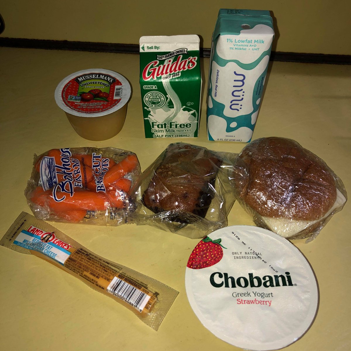 "I get food from various sources. Family and friends who receive food boxes have been sharing with me biweekly: applesauce, cereals, canned beans, canned vegetables, canned fruit, canned soups, rice." —Leslie, NY