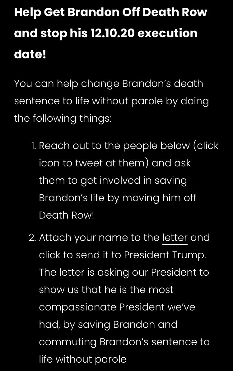  https://www.helpsavebrandon.com/send-a-letter-to-president-trump