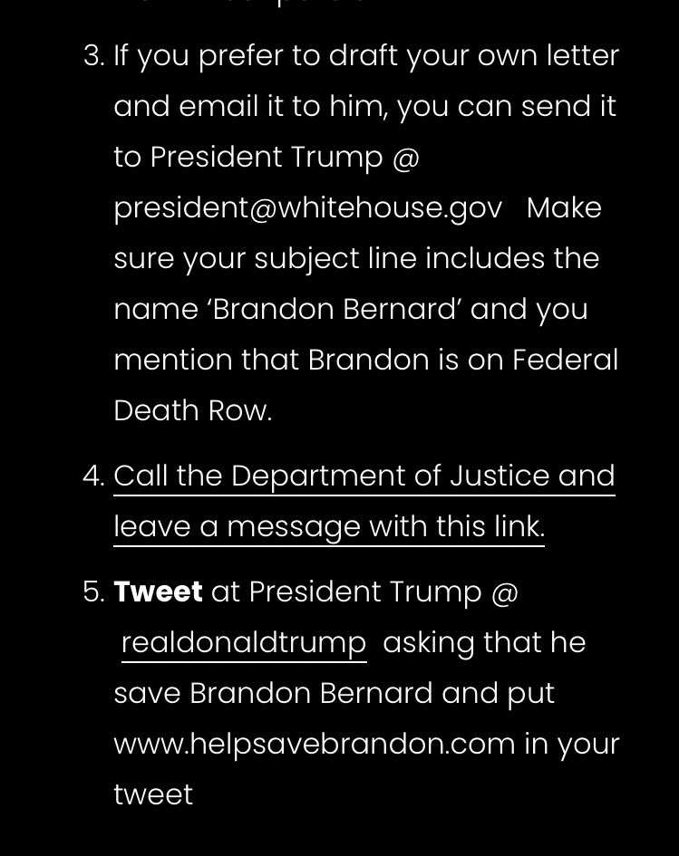  https://www.helpsavebrandon.com/send-a-letter-to-president-trump