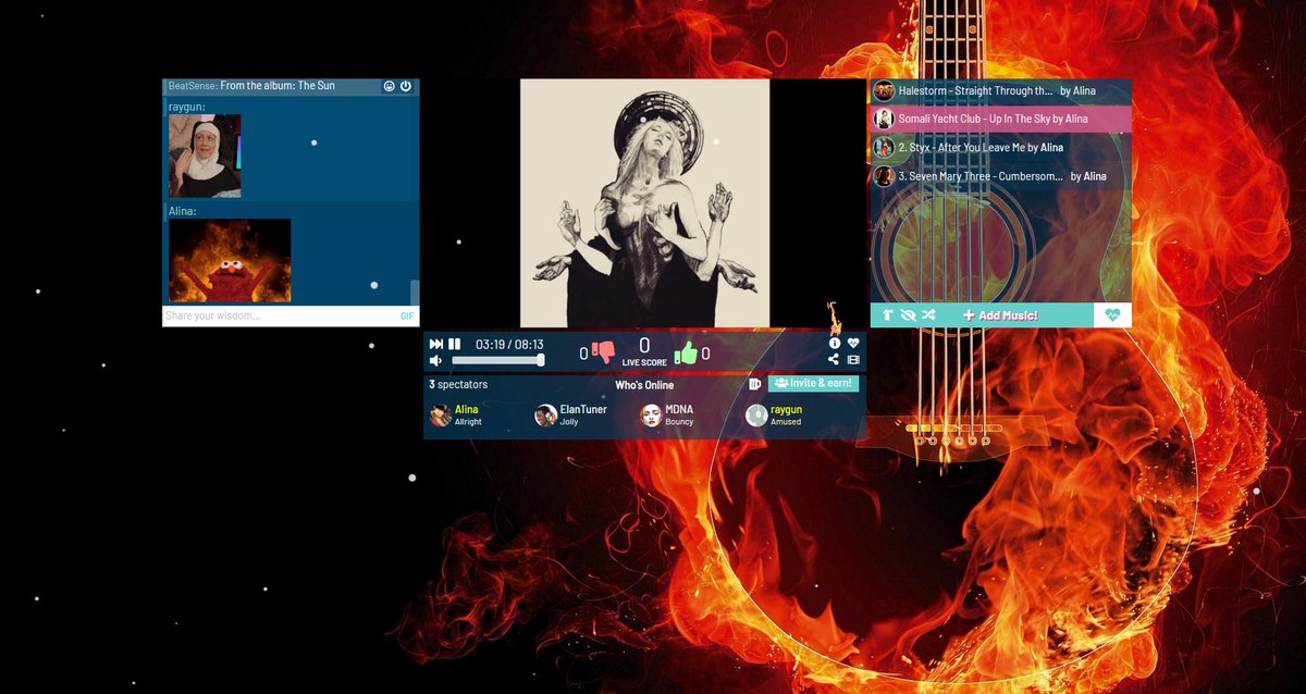 beatsensecom's tweet photo. !WARNING! https://t.co/foKpho8Wcg is flammable
#spotifyAlternative #turntablefm #collaborativePlaylists @somaliyachtclub https://t.co/i2xh7sRPgC