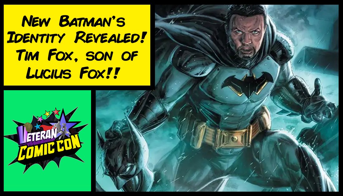 Tim Fox, son of Lucius Fox is the Next Batman! 

Love this! 

#VeteranComicCon

#Batman #TimFox #LuciusFox #NewBatman #FutureState #BlackPanther #BlackSuperheroes #NonProfit #VeteranNonProfit #ArtTherapy