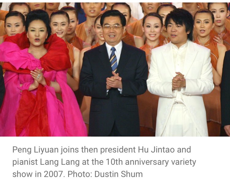 12) Ironically, Xi’s wife is a singer that he’s performed with in the past (she’s also affiliated with W[H]O).+Xi’s wife, Hu Jintao, & Lang Lang+