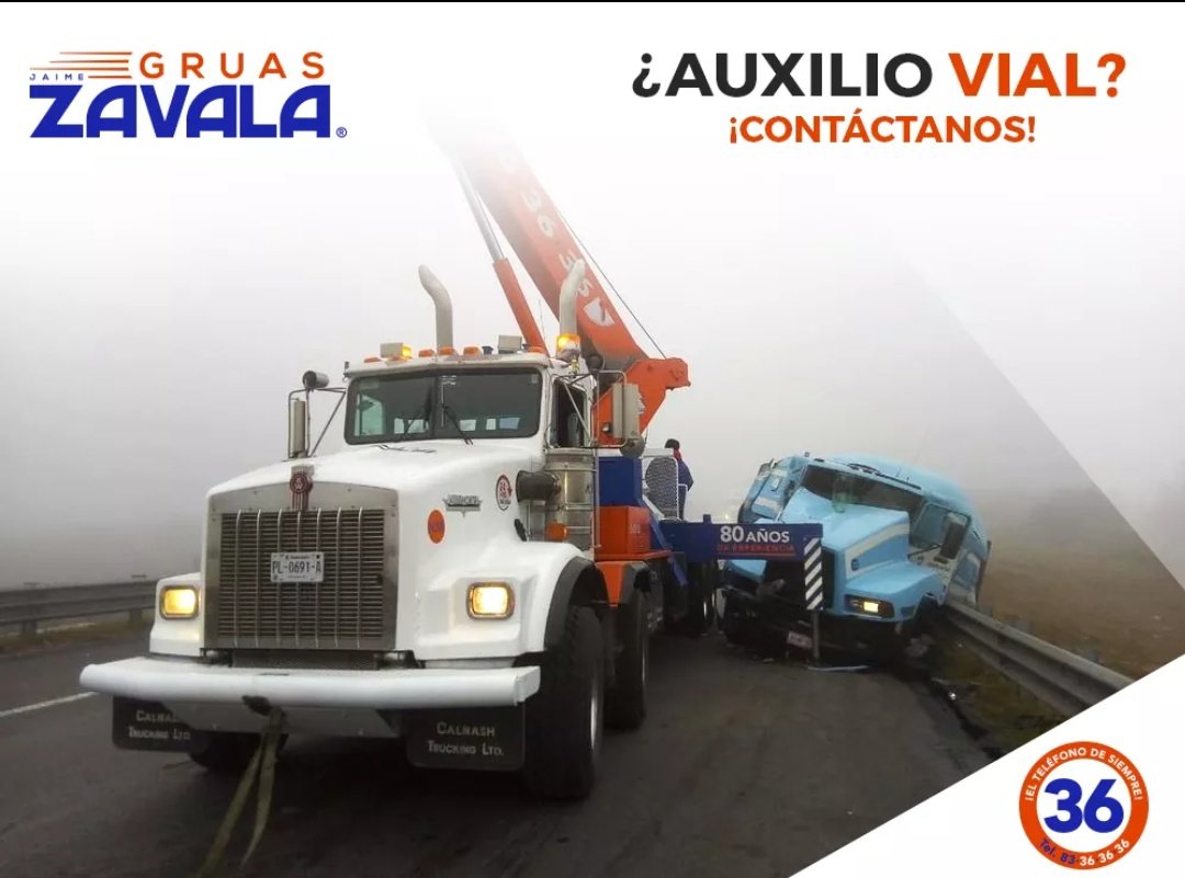 No importa que tan dificil se vea, nosotros estamos para ayudarte ¡Llamanos! 📞83•36•36•36
gruaszavala.com