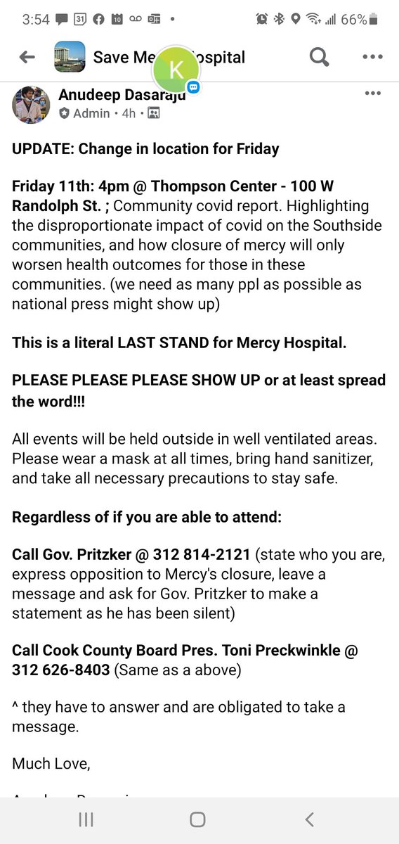 Tomorrow is one of the last efforts to stop Mercy from closing before the final decision on the 15th. 👇🏾👇🏾👇🏾