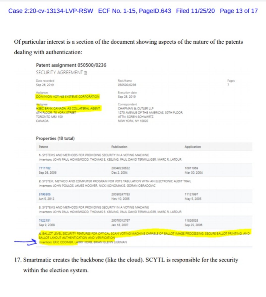 17 Pages of KRAKEN Evidence