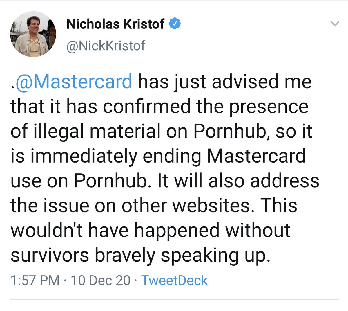 make no mistake: the Mastercard ban isn't about sexual abuse. if it were, Kristof would be going after the bigger source of child pornography: Facebook.
