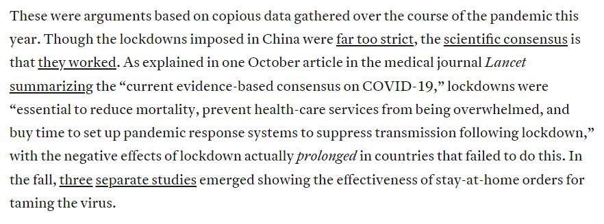 While Trump was pres, it was widely agreed - in the US & the world - that a national stay-at-home order had to be done, despite no political appetite. Fauci said so in April. It's what they just did in the UK, where things were so bad scientists said there was no other option.