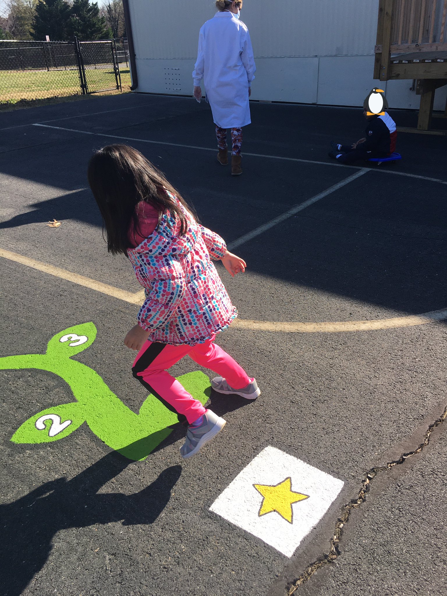 Overlay Bubbles Sidewalk Chalk Art 