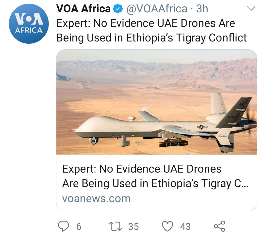 They claimed that not only Eritrea supported the Ethiopian government but also the UAE and Somali troops  however their misinformation is slowly being exposed.
