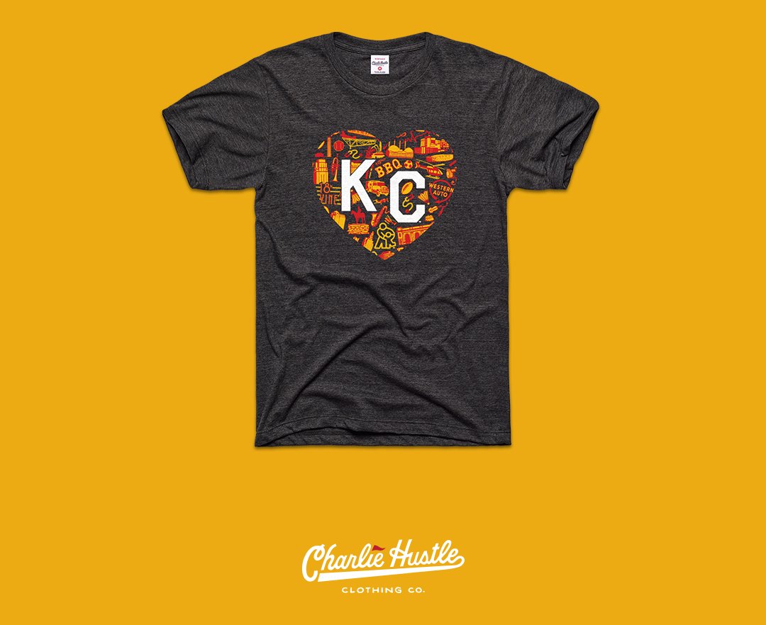 ChildrensMercy's tweet photo. This holiday season show your LOVE for our kiddos and get your exclusive @CharlieHustleCo KC Heart Communi-TEE! A portion of proceeds from this KC Heart Communi-TEE will be donated back to us to help our patients. https://t.co/2Ou0SjGBbn #ThankfulThursday #TogetherLoveWill https://t.co/GZtqvWwwx5