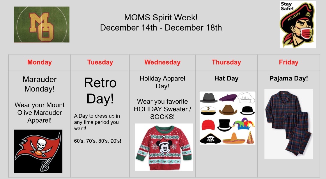 MOMS Spirit Week