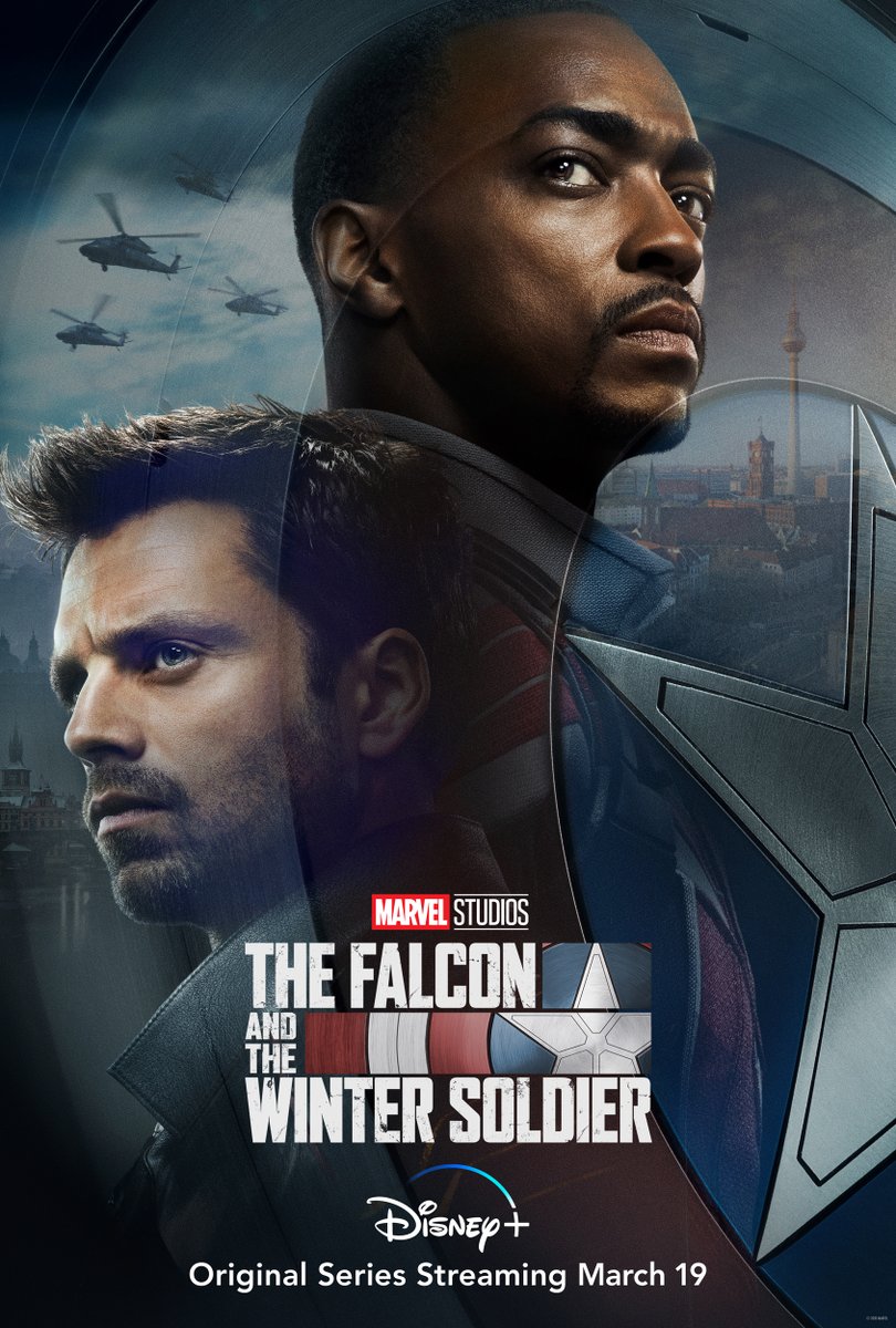  @MarvelStudios' The Falcon and the Winter Soldier, an Original Series, starts streaming March 19 on  @DisneyPlus.