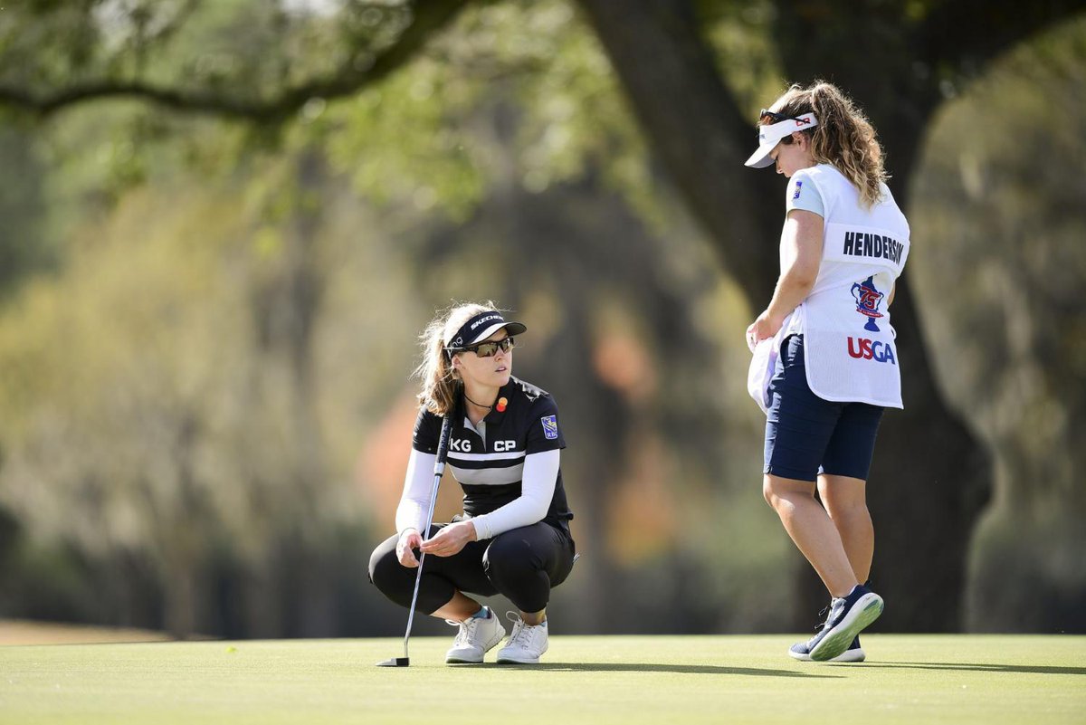 Olson makes ace, leads at U.S. Women's Open, Canuck Brooke Henderson five strokes back