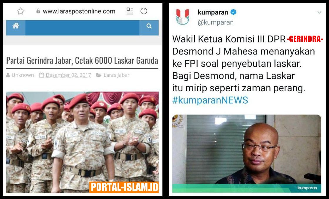 Nyinyir 'Laskar FPI', malah ketampol sendiri. Aya2 wae pak Desmond 🤭😅🤣